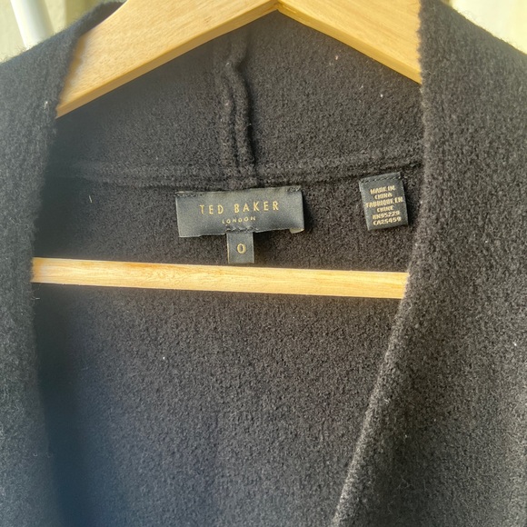 Ted baker leather trim jacket size 0 - Picture 5 of 6